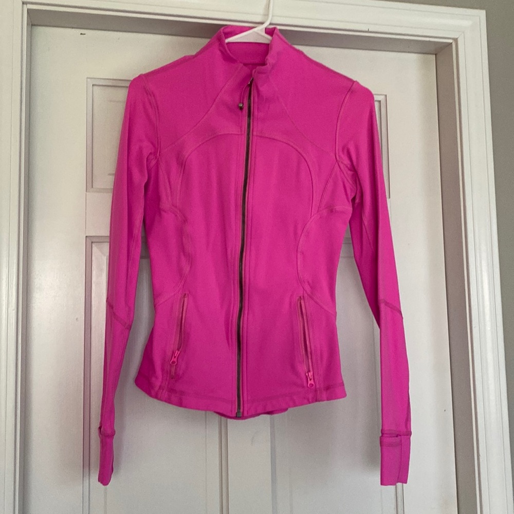 Lululemon Define Zipup Pink